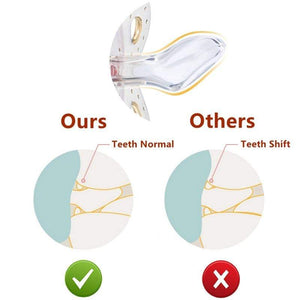 Initial Pearl Crystal Pacifier