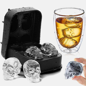 KE 3D Skull Silicone Mold Ice Cube Maker