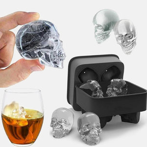 KE 3D Skull Silicone Mold Ice Cube Maker