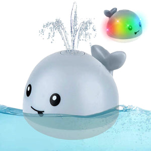 Sprinkler Whale Bath Toy with LED Lights