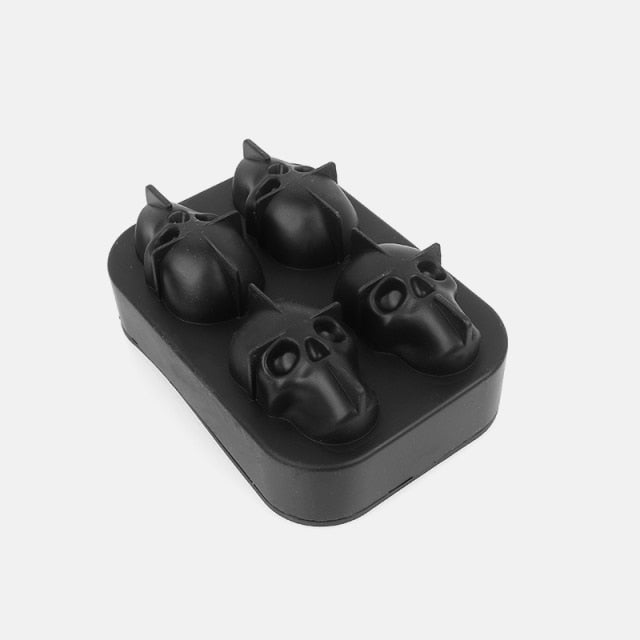 KE 3D Skull Silicone Mold Ice Cube Maker