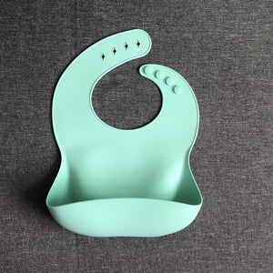 KE 1 PC Silicon Lunch Apron Baby Bib